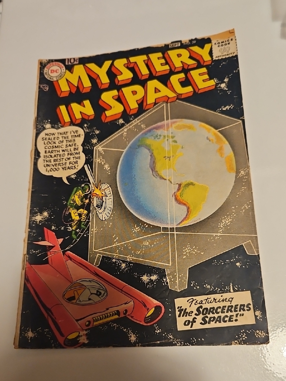 DC Comics #39, 1957.Mystery in Space Comic Book